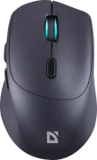 Defender Беспроводная оптическая мышь Effect X MS-095 черный,6D,800-1600dpi,бесшумн Defender 52095