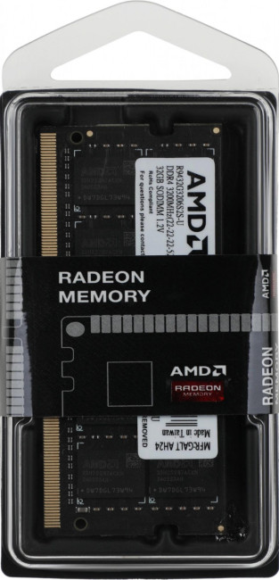 Память DDR4 32Gb 3200MHz AMD R9432G3206S2S-U Память DDR4 32Gb 3200MHz AMD R9432G3206S2S-U