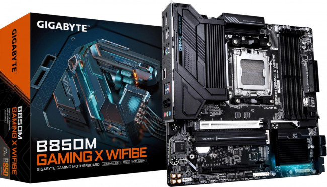 Материнская плата Gigabyte B850M GAMING X WF6E Материнская плата Gigabyte B850M GAMING X WF6E