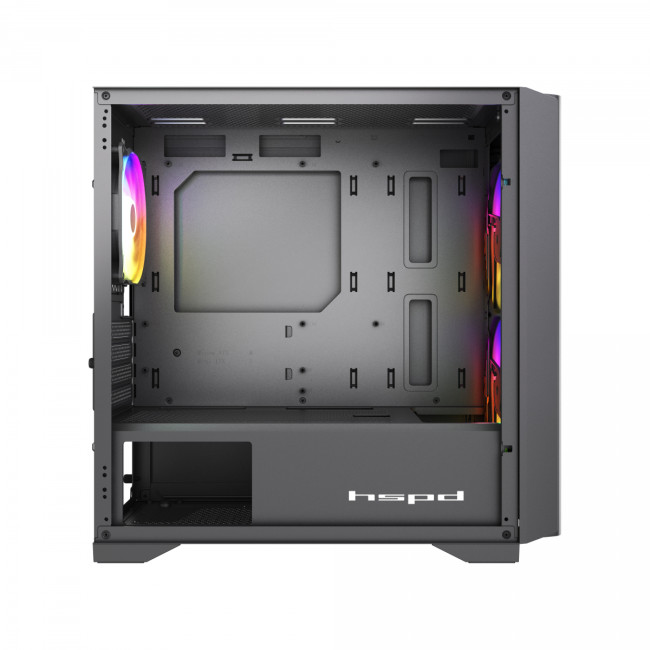 Корпус без блока питания HSPD M336-TGBK-ARGB Корпус без блока питания HSPD M336-TGBK-ARGB
