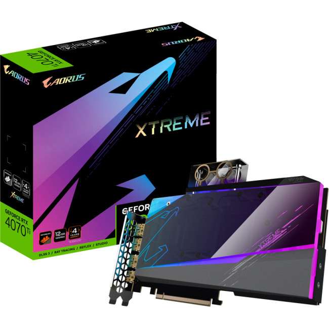 Видеокарта Gigabyte GV-N407TAORUSX WB-12GD Видеокарта Gigabyte GV-N407TAORUSX WB-12GD