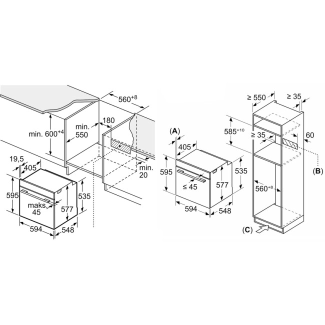 Встраиваемая электрическая духовка BOSCH Встраиваемый духовой шкаф BOSCH HNG978QB1 Встраиваемая электрическая духовка BOSCH Встраиваемый духовой шкаф BOSCH HNG978QB1