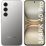 Смартфон Tecno Spark 40 Pro (KM6 256+8 MOON TITANIUM) Смартфон Tecno Spark 40 Pro (KM6 256+8 MOON TITANIUM)