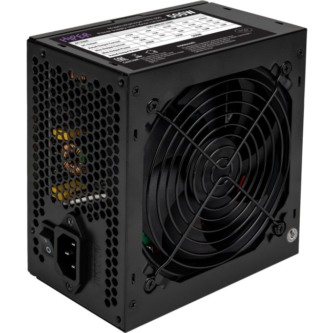 блок питания для ПК 500 Ватт Hiper ECO HPN-500