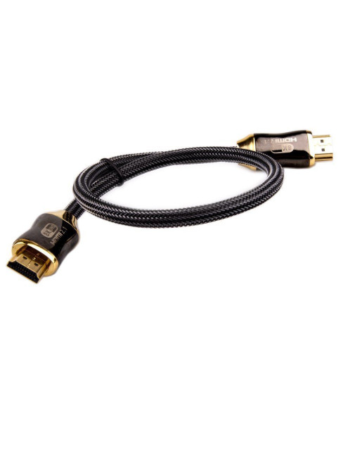 Кабель HDMI 19M/M,ver. 2.1, 8K@60 Hz 0.5m метал разъемы, нейлоновая оплетка Telecom <TCG300-0.5M> Telecom HDMI (m) - HDMI (m) 0.5м
