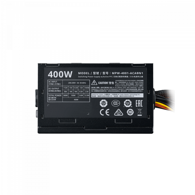Блок питания 400 Ватт Cooler Master Elite V3 400 Блок питания 400 Ватт Cooler Master Elite V3 400